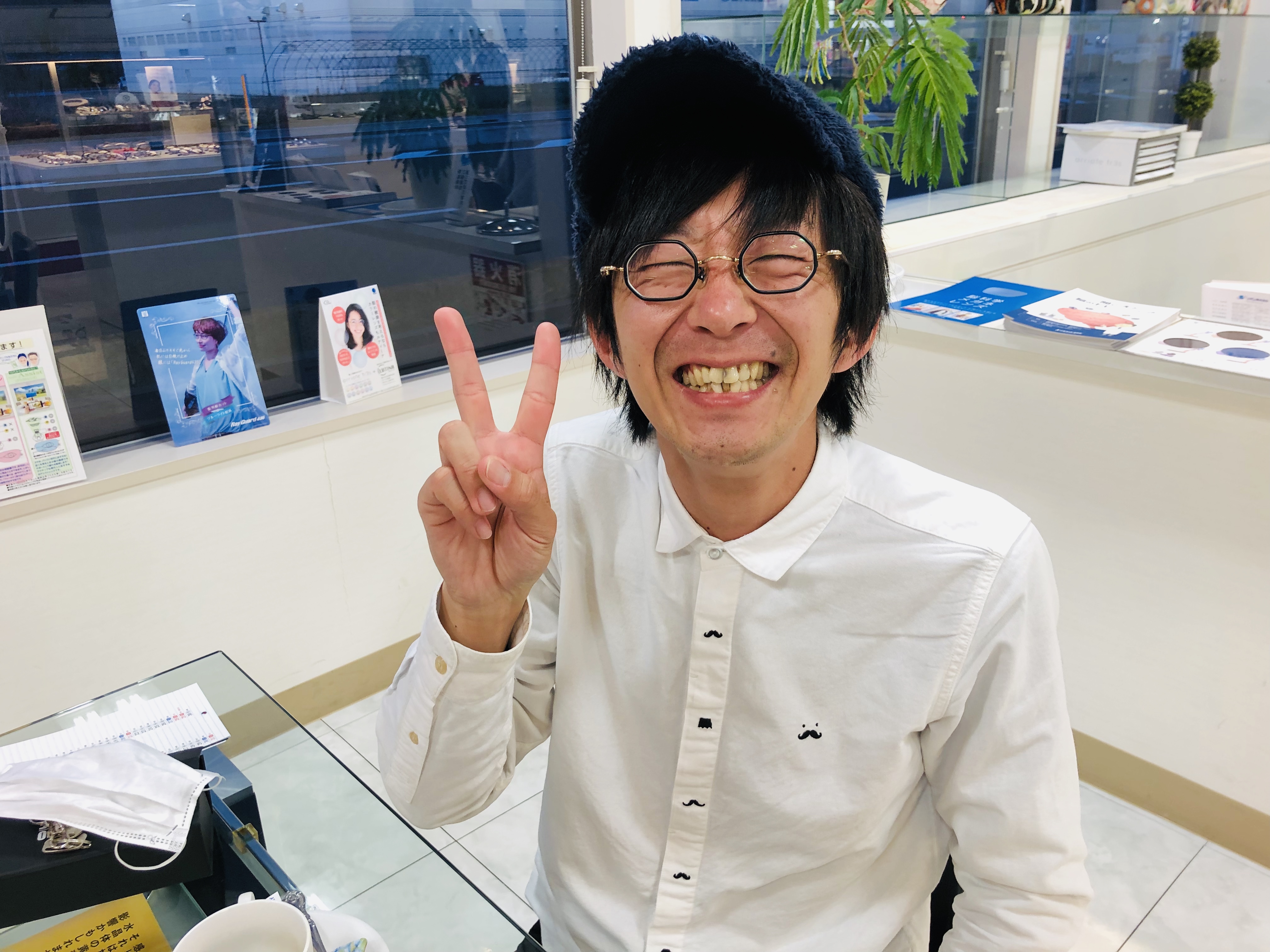 【グンマーの星！アンカンミンカン・富所さん、メンテナンスにお立ち寄り(￣▽￣)】　みなさん、メガネのメンテナンスはヌカリなく！